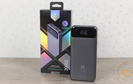 Vinga 30000 mAh 100W Display VA Grey (Li-Ion) (VPBB30100) Review