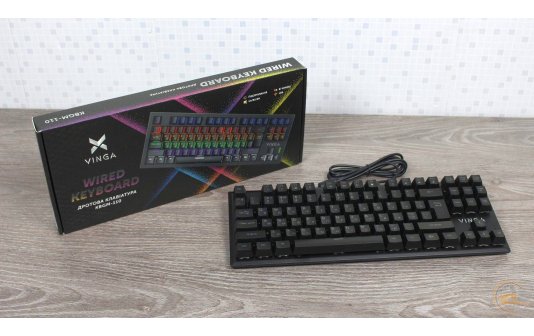 Огляд Vinga KBGM-110: мінімалістична TKL-клавіатура за ціною мембранки
