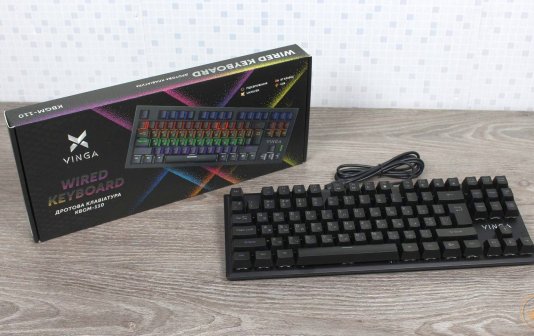 Vinga KBGM-110 Review: A Minimalist TKL Keyboard at the Price of a Membrane One