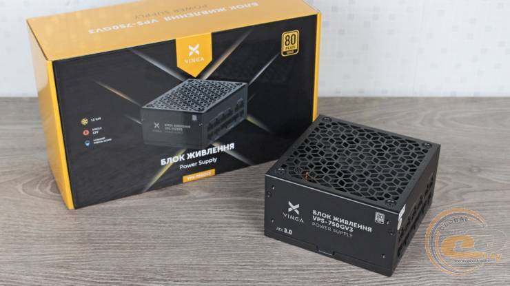 Огляд Vinga 750W (VPS-750GV3): «золотий» 750-ватний блок живлення