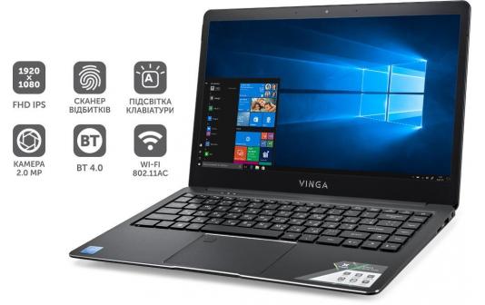 Vinga Iron S140 - бюджетний ноутбук з недешевими можливостями