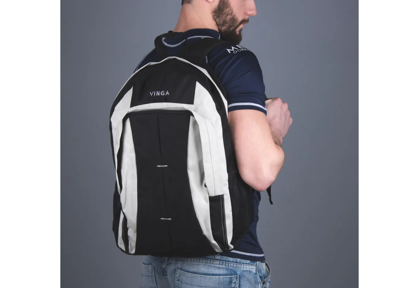 Рюкзак для ноутбука Vinga 15.6" NBP400BK black (NBP400BK)