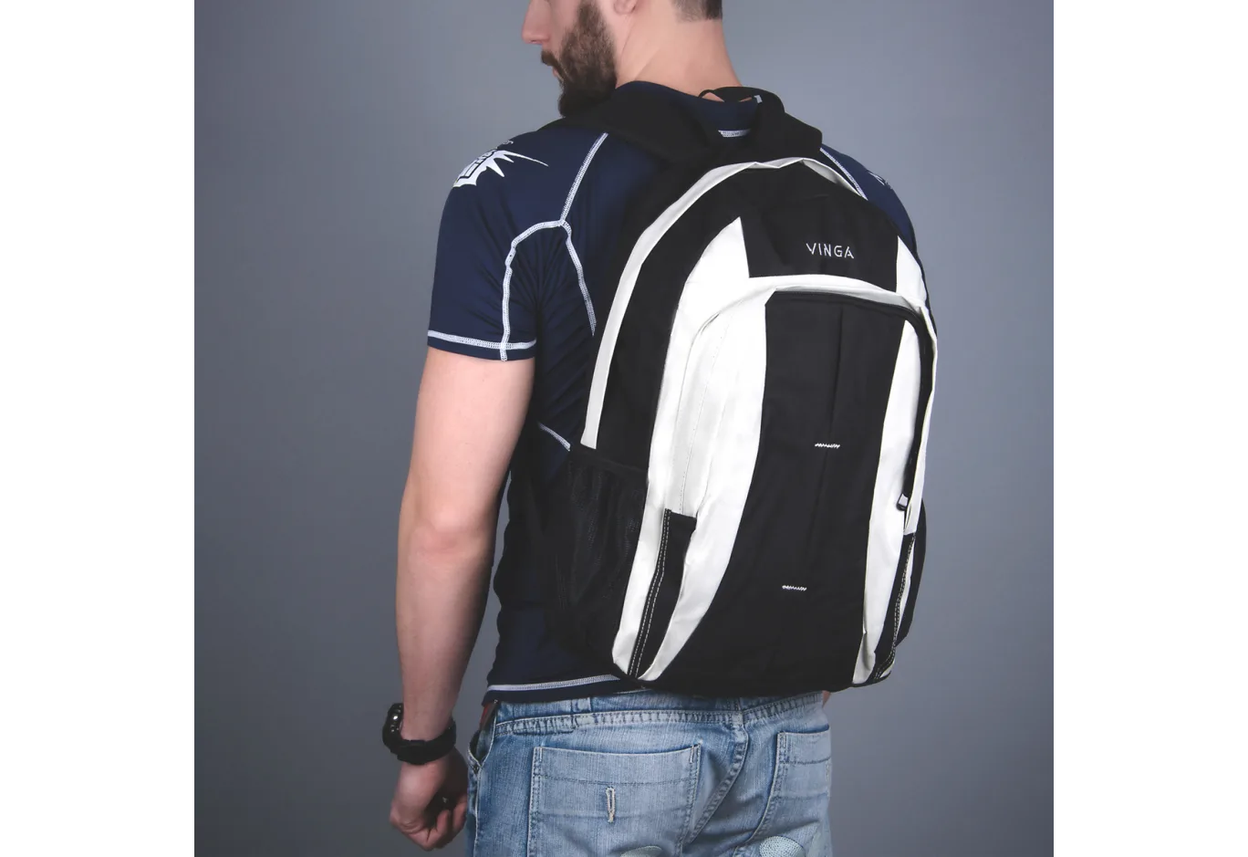 Рюкзак для ноутбука Vinga 15.6" NBP400BK black (NBP400BK)