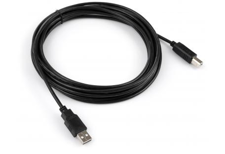 Кабель для принтера USB 2.0 AM/BM 5.0 m Vinga (VCPUSBAMBM5BK)