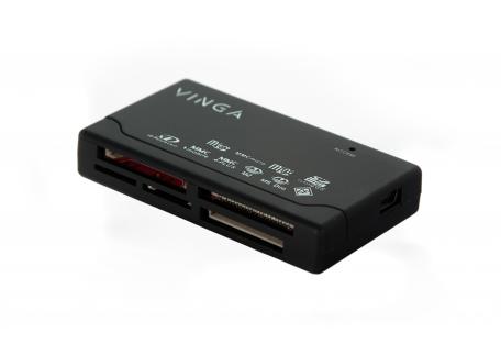 Зчитувач флеш-карт Vinga CR010BK