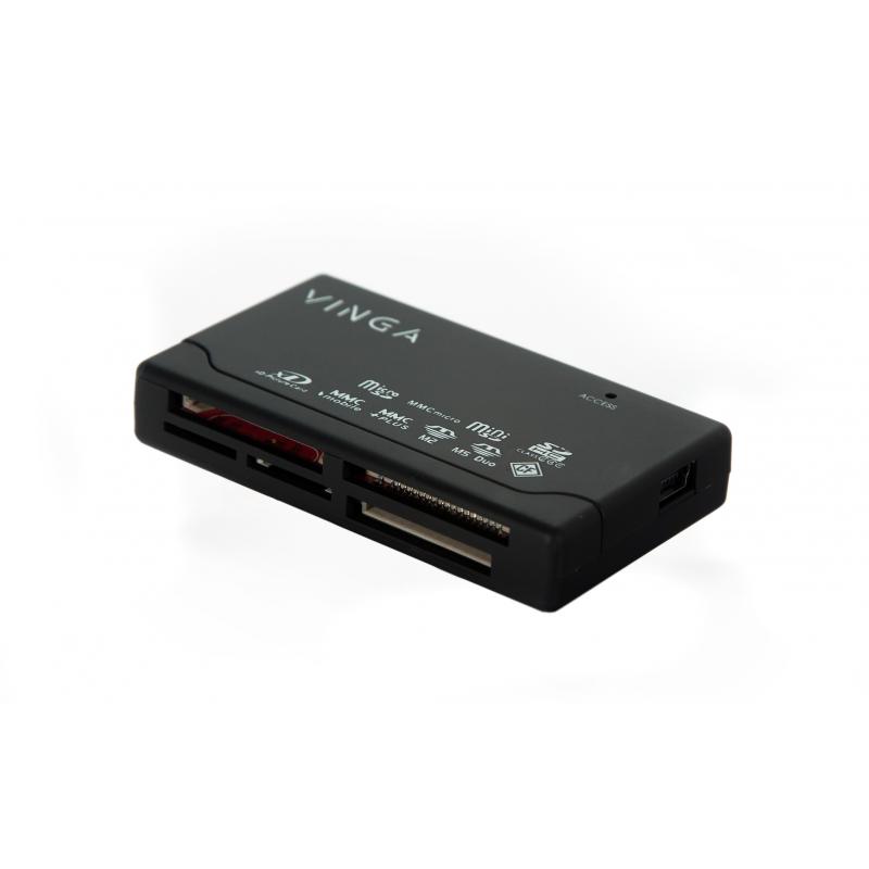 Зчитувач флеш-карт Vinga CR010BK