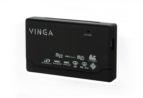 Зчитувач флеш-карт Vinga CR010BK