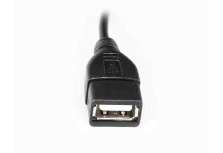 Перехідник OTG USB 2.0 AF to Micro 5P 0.1m Vinga (CB010BK)