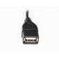 Перехідник OTG USB 2.0 AF to Micro 5P 0.1m Vinga (CB010BK)