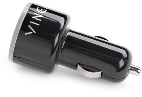 Зарядний пристрій Vinga CB 333 USB*2ports 2.1A (APA0333BK)