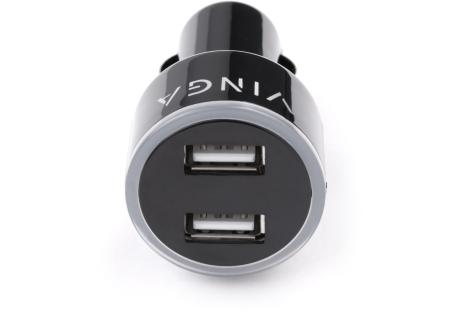 Зарядний пристрій Vinga CB 333 USB*2ports 2.1A (APA0333BK)