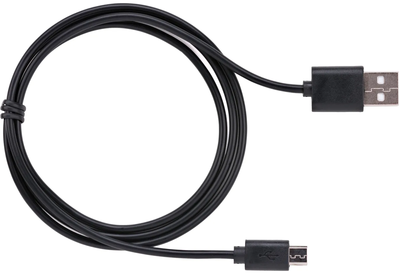 Data cable USB 2.0 AM to Micro 5P 1.0m Rainbow M Black Vinga (CUM0100BK)
