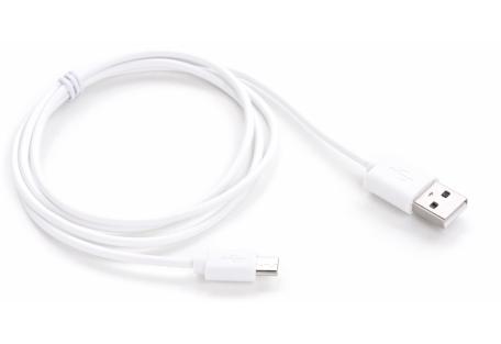 Дата кабель USB 2.0 AM to Micro 5P 1.0m Rainbow M White Vinga (CUM0100WH)