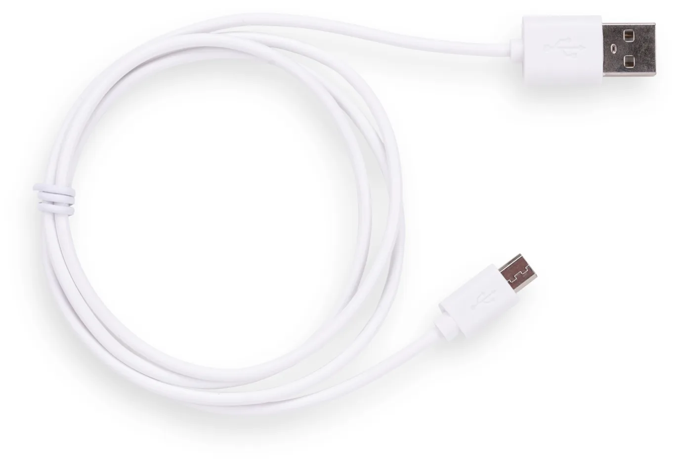 Data cable USB 2.0 AM to Micro 5P 1.0m Rainbow M White Vinga (CUM0100WH)