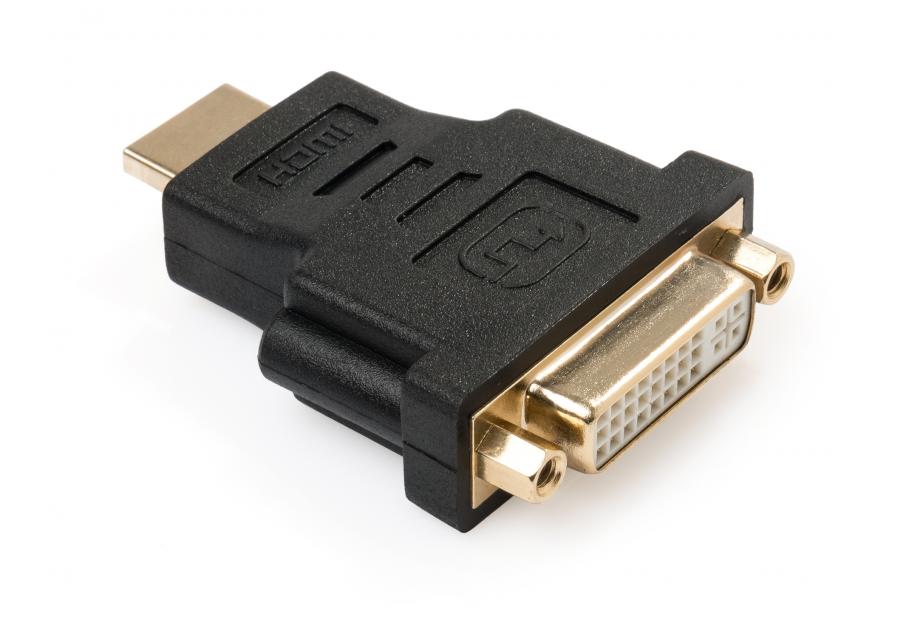 Adapter HDMI AM to DVI 24+5 F Vinga (VCPAHDMIM2DVIFBK)