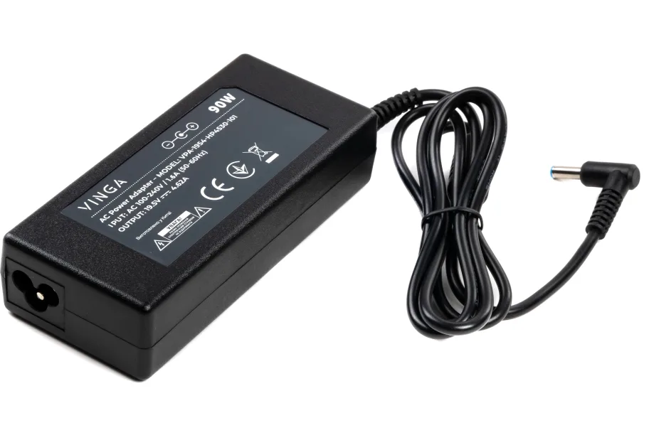 Laptop power supply Vinga HP 90W 19.5V 4.62А 4.5*3.0 (VPA-1954-HP4530-101)