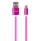 Дата кабель USB 2.0 AM to Micro 5P 1.0m rainbow nylon Vinga (VCPDCMCOLNB1RS)