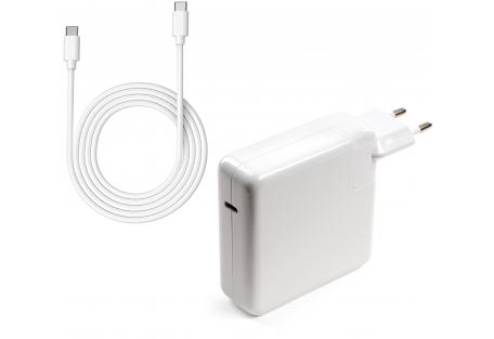 Блок живлення до ноутбуку Vinga Apple 96W 5.2V3A/9V3A/12V3A/15V3A/20.5V4.7A USB-C (VPA-96-APP-C)