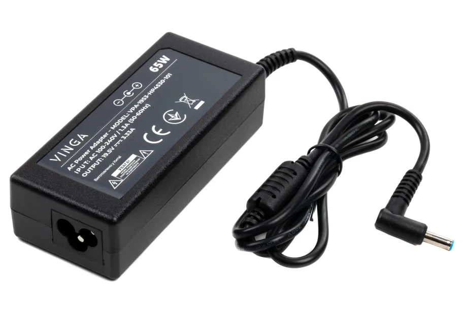 Laptop power supply Vinga HP 65W 19.5V 3.33А 4.5*3.0 (VPA-1953-HP4530-101)