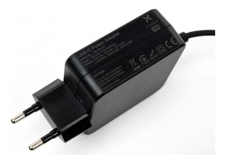 Блок живлення до ноутбуку Vinga HP 65W 5V3A/9V3A/12V5A/15V4.3A/20V3.25A USB-C (VPA-65-H-C)