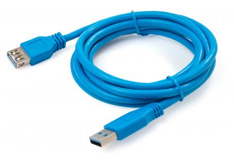 Дата кабель USB 3.0 AM/AF 1.8m Vinga (VCPUSB3AMAF1.8B)