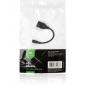 Перехідник OTG USB 2.0 AF to Micro 5P 0.15m Vinga (VCPDCOTGMBK)