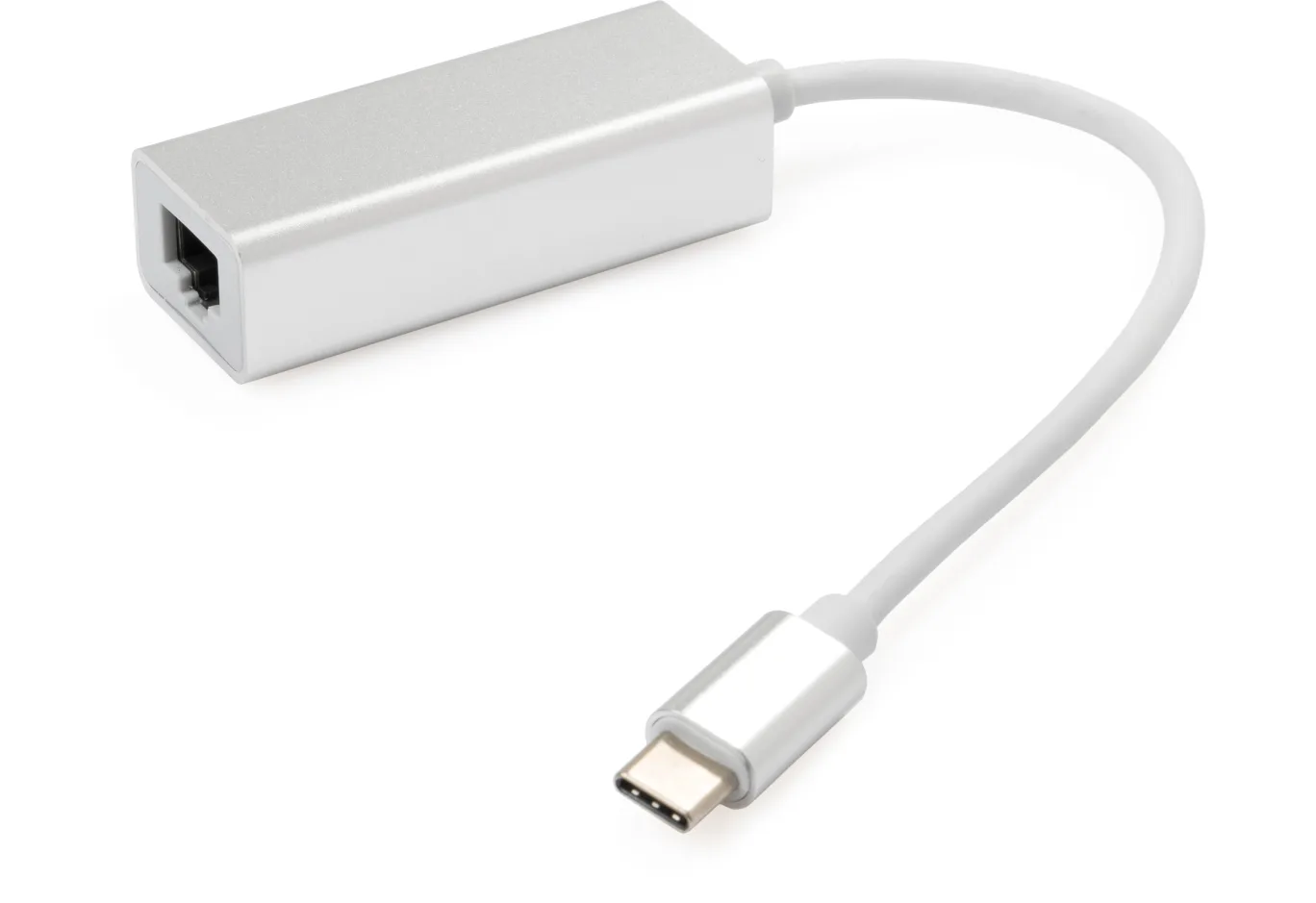 Adapter USB-C to RJ45 Ethernet 1000Mbps aluminium Vinga (VCPATC2GBLNS)