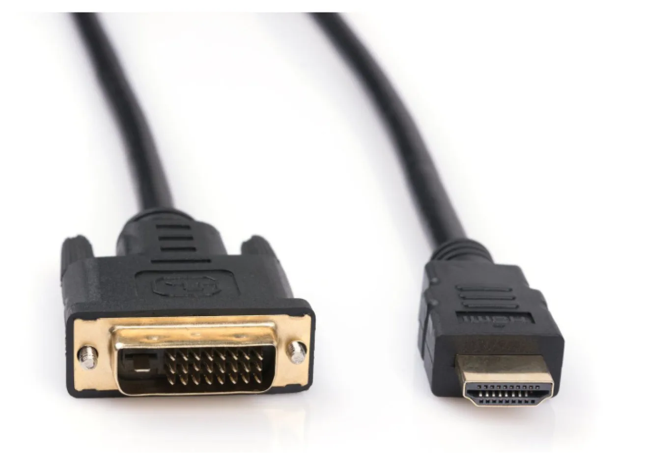 Multimedia cable HDMI M to DVI M 1.8m 24+1pin Vinga (VCPHDMIDVI1.8)