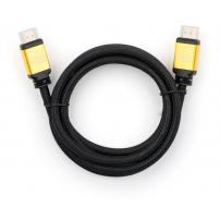 Кабель мультимедійний HDMI M to HDMI M 3.0m V2.0 Vinga (VCPDCHDMI2VMM3BK)
