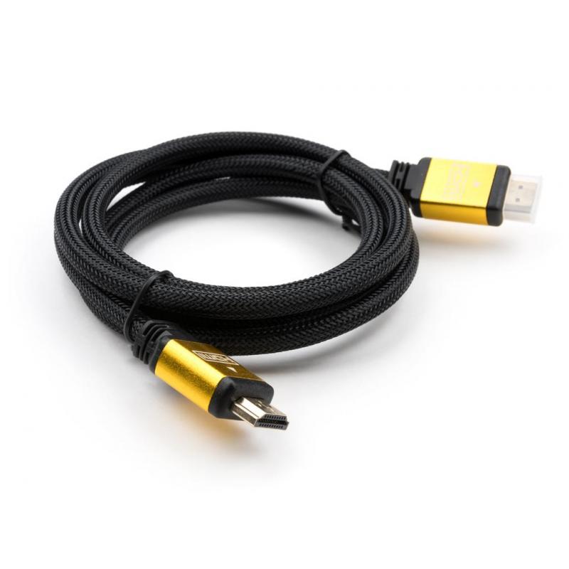Кабель мультимедійний HDMI M to HDMI M 3.0m V2.0 Vinga (VCPDCHDMI2VMM3BK)