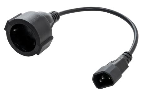 Кабель живлення C14 to Schuko 0.75mm2 Copper Vinga (VPCC14S75C)