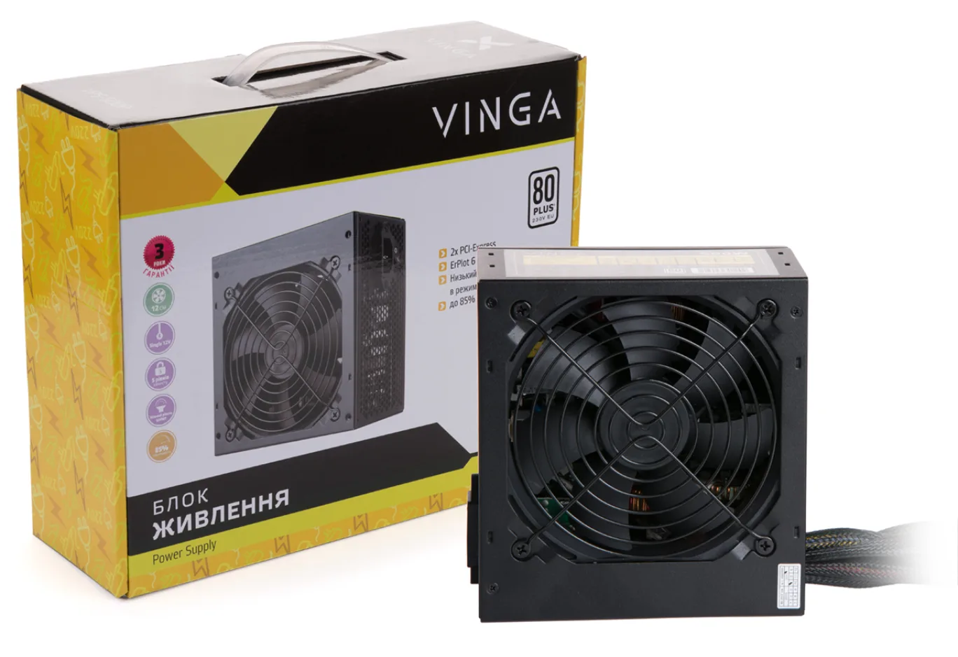 Power supply Vinga 500W (VPS-500PV2)