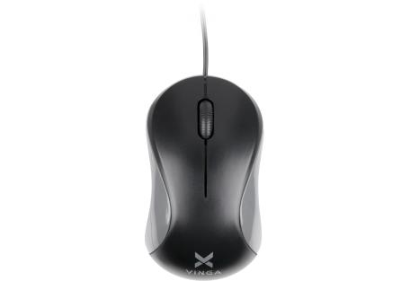Мишка Vinga MS-882 black - gray