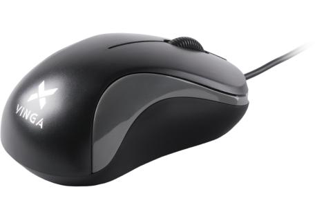 Мишка Vinga MS-882 black - gray