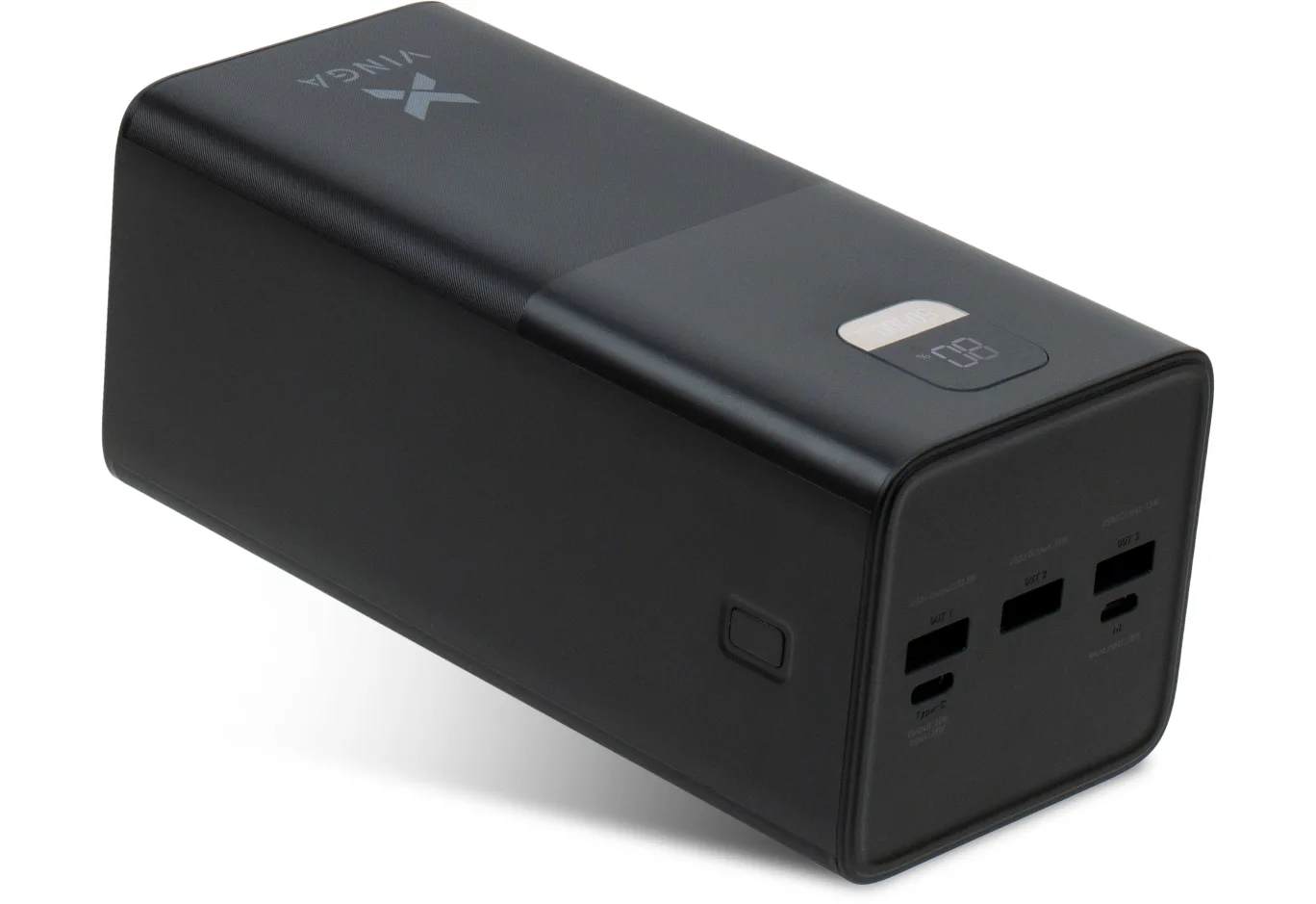Universal Battery Vinga 50000 mAh 22.5W Display Black (VPBB5022)