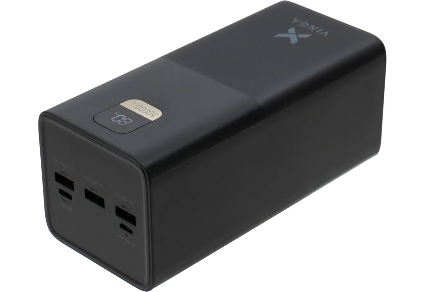 Universal Battery Vinga 50000 mAh 22.5W Display Black (VPBB5022)