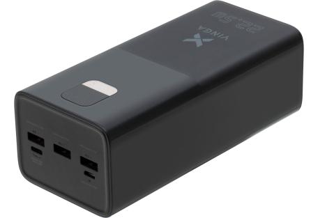 Батарея універсальна Vinga 40000 mAh 22.5W Display Black (VPBB4022)