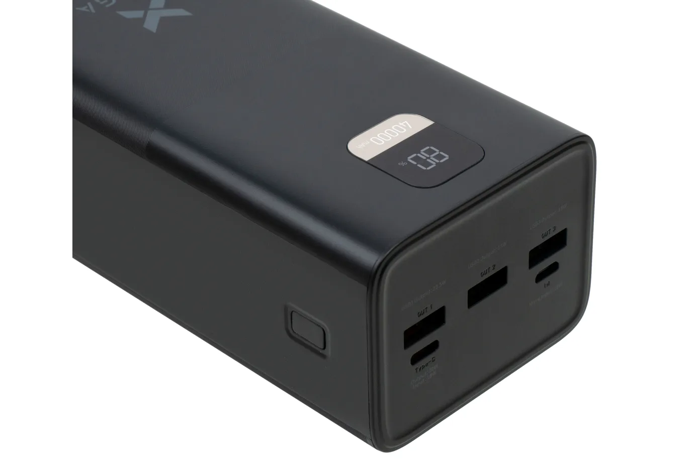 Батарея універсальна Vinga 40000 mAh 22.5W Display Black (VPBB4022)