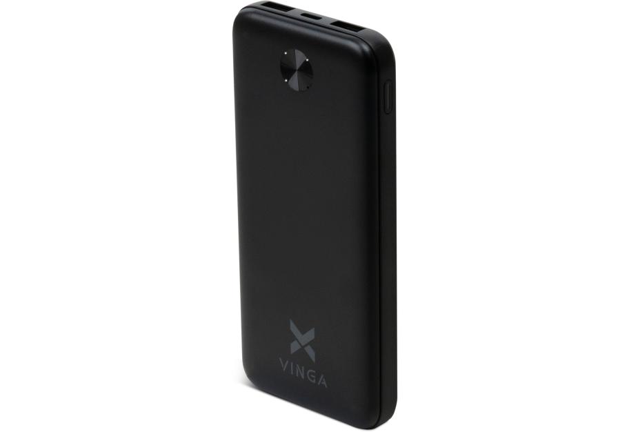 Батарея універсальна Vinga 10000 mAh 10W Black (VPBB10)