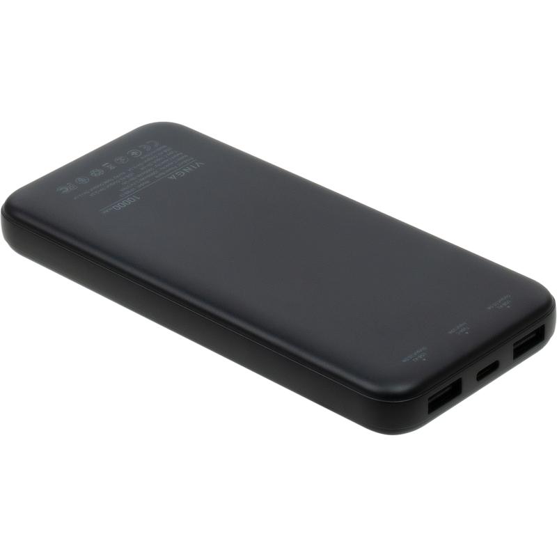 Батарея універсальна Vinga 10000 mAh 10W Black (VPBB10)