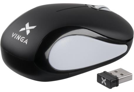 Мишка Vinga MSW-907 black - gray