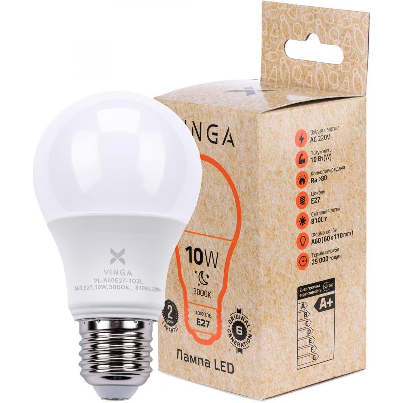 Лампочка Vinga VL-A60E27-103L