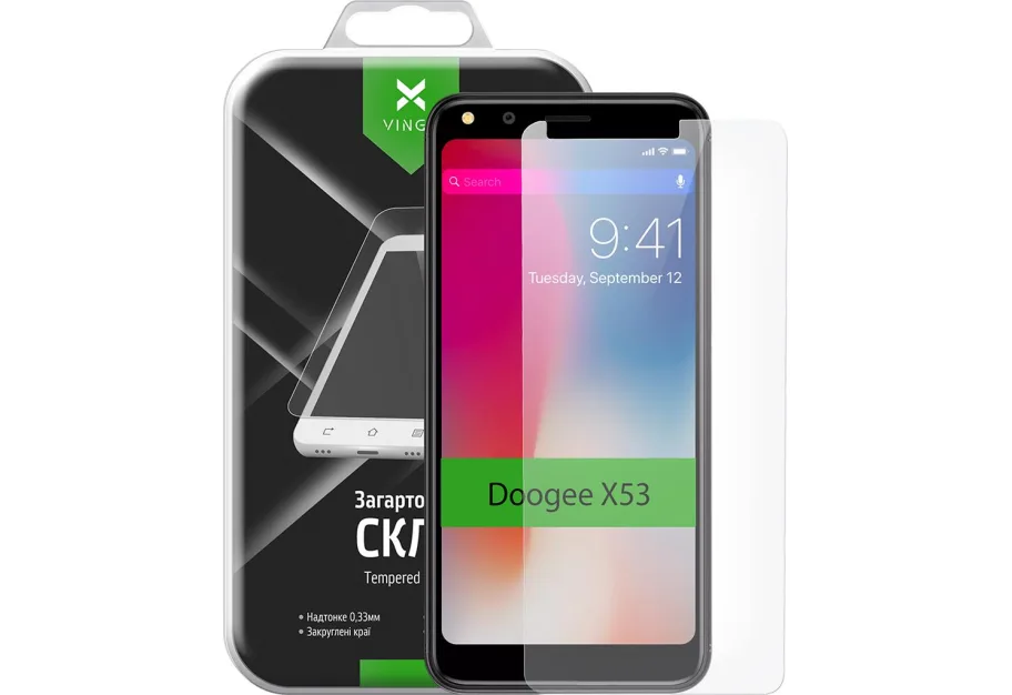 Protective glass Vinga для Doogee X53 (VTPGS-DX53)