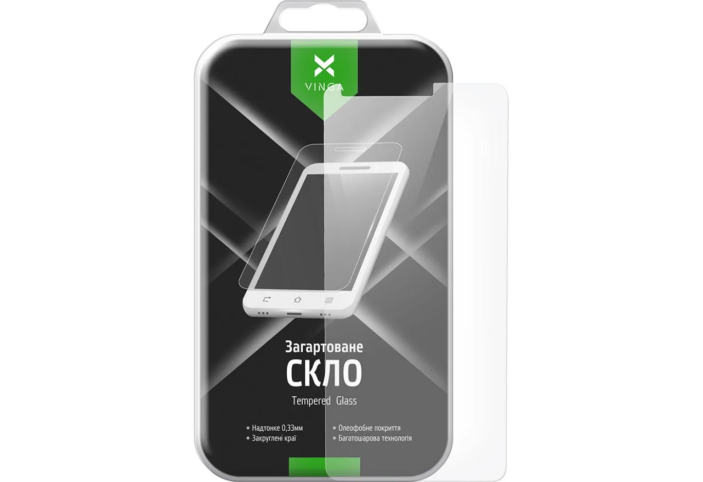 Скло захисне Vinga для Doogee X53 (VTPGS-DX53)