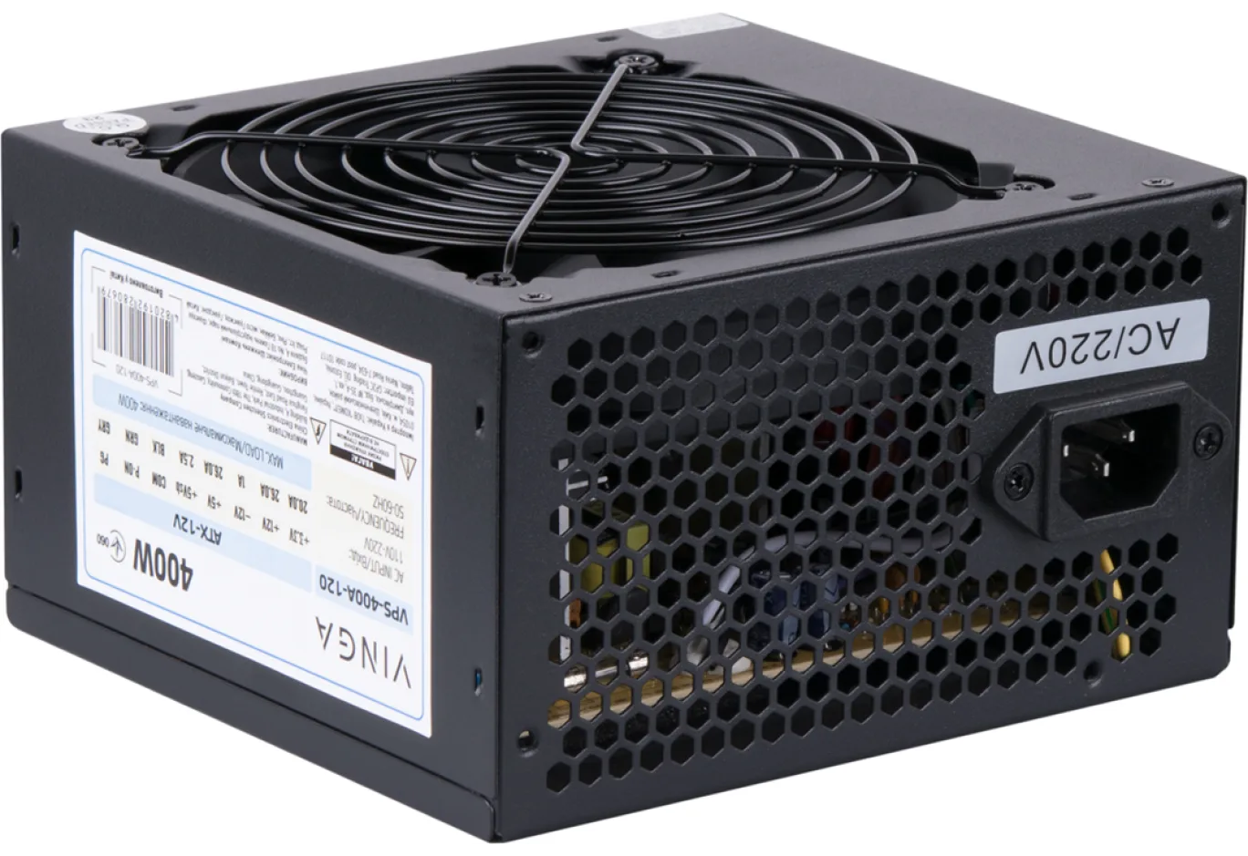 Блок живлення Vinga 400W ОЕМ (VPS-400A-120)