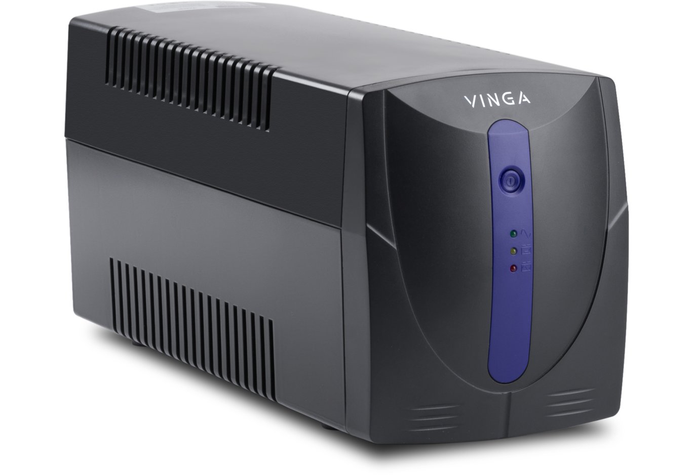 Пристрій безперебійного живлення Vinga LED 800VA plastic case (VPE-800P)