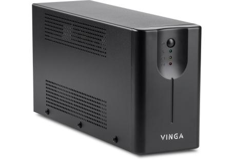 Пристрій безперебійного живлення Vinga LED 600VA metal case (VPE-600M)