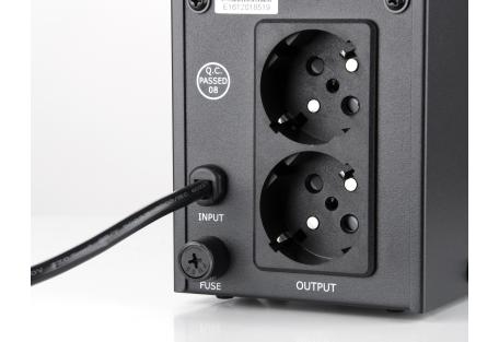 Пристрій безперебійного живлення Vinga LED 800VA metal case (VPE-800M)