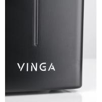 Пристрій безперебійного живлення Vinga LED 800VA metal case (VPE-800M)