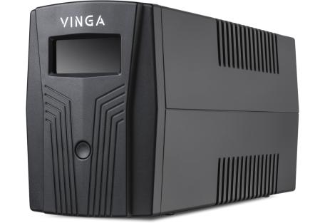 Пристрій безперебійного живлення Vinga LCD 1200VA plastic case (VPC-1200P)